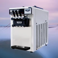 Soft Ice Cream Machines Commercial Sorbet Coolers Tricolor Desktop Sweet Cone Freezing Equipment Vending Machine 1