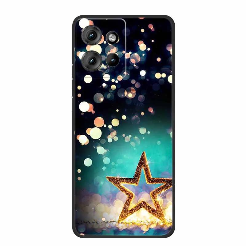 Sleek Black Shockproof TPU Silicone Phone Case - Soft Protective Back Cover 6.7 Coque