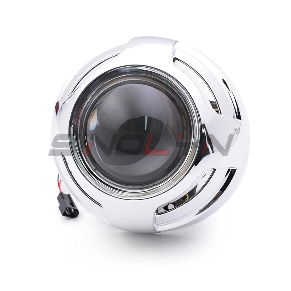 Sinolyn HID Projector Headlight Lenses Bi-xenon 3 Inch Lens Super Full Metal H7 H4 Car Accessories Tuning DIY Use H1 Xenon Bulb
