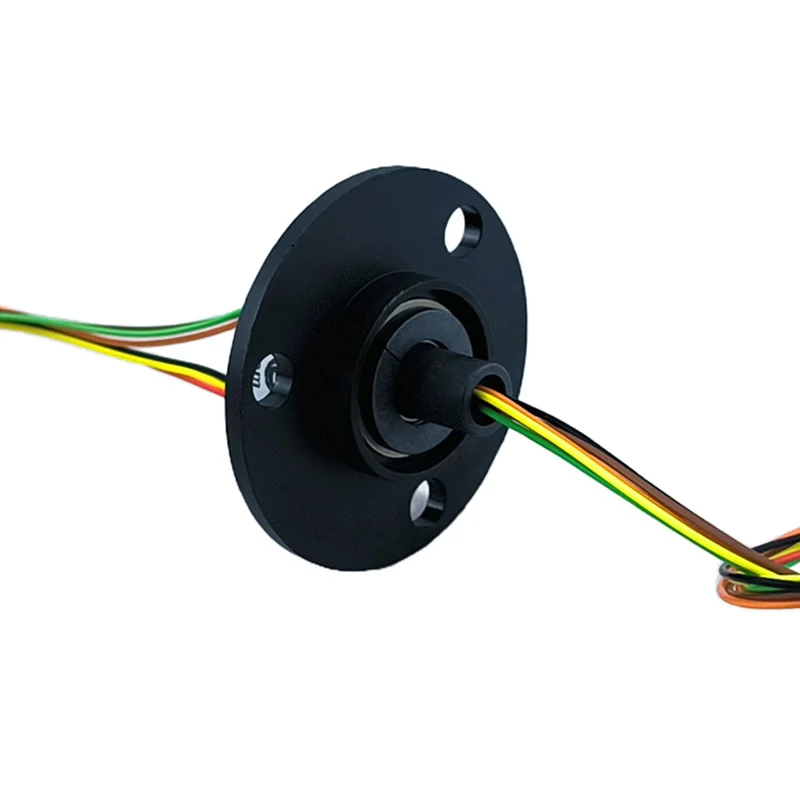 Small current micro slip ring OD22 6-way circuit 2A current induction cooker cap type slip ring UAV electric