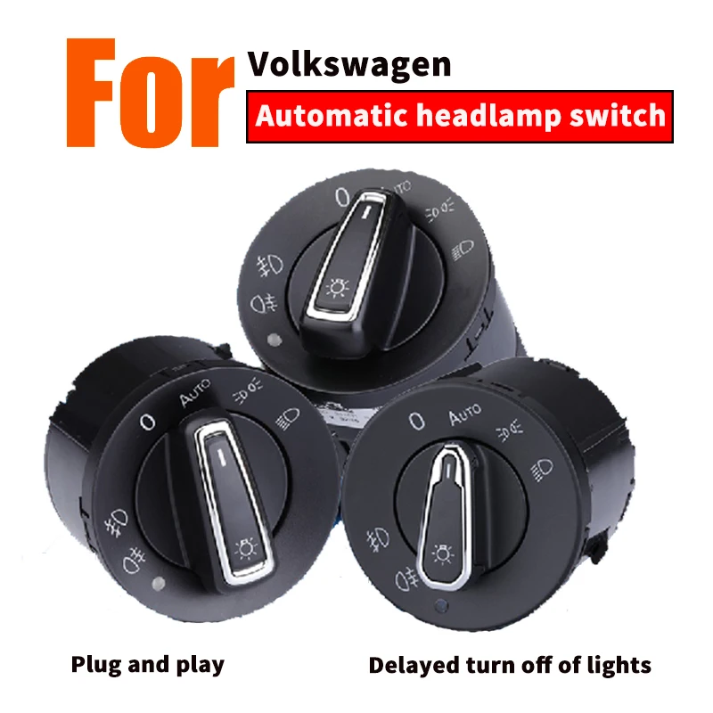 Headlight Switch sensor Accessories For VW Beetle Passat B5 B7 Transporter T5 Tiguan jetta MK6 Golf 4 6