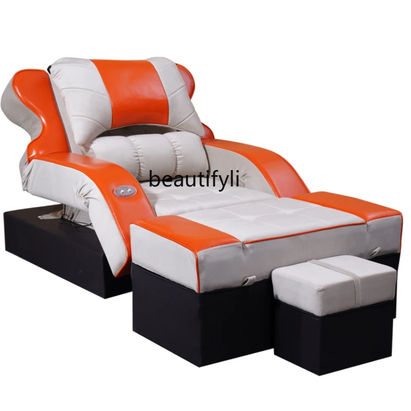Foot Bath Electric Pedicure Sofa Recliner Ear Cleaning Foot Washing Massage Couch Bath Foot Massage Spa