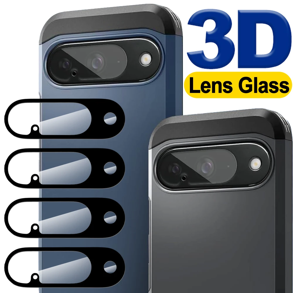 3D Curved Camera Lens Protectors - 9H Tempered Glass Cover Film, 1/3/5 Pack