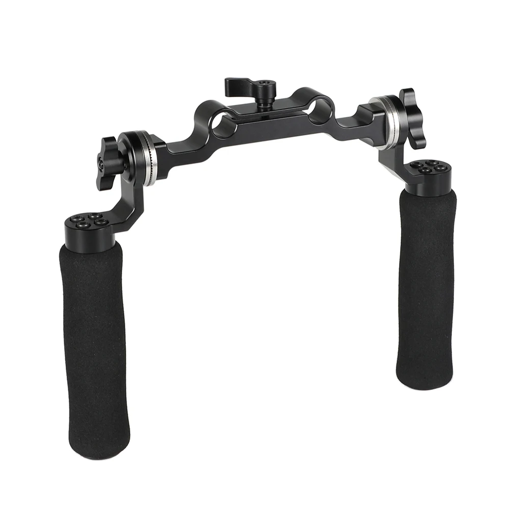 Camvate Esponja Câmera Lidar com Apertos com Arri Roseta Montagem Conexão & Dupla 15 mm Haste Braçadeira para Dslr Câmera Ombro Montagem Rig - Image 5