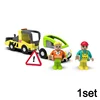 Kid Magnetic Electric Car Locomotive Fit Wooden Firefighting Train Track Slot Diecast Railway Tracks Kid Educational Toys Gifts 4