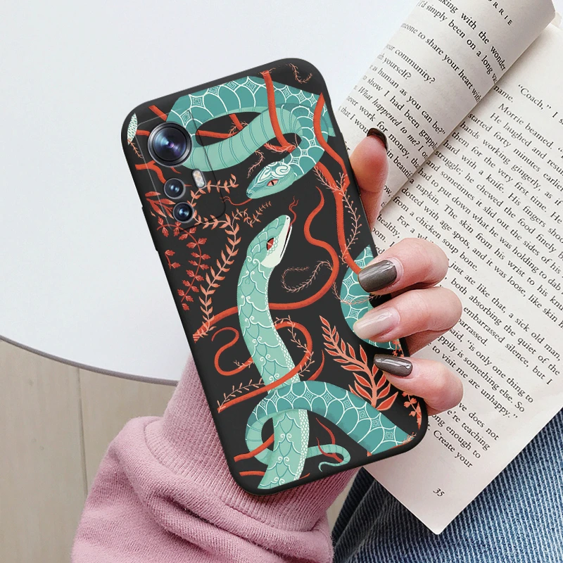 Charming Floral Owl Heart Matte TPU Soft Phone Case