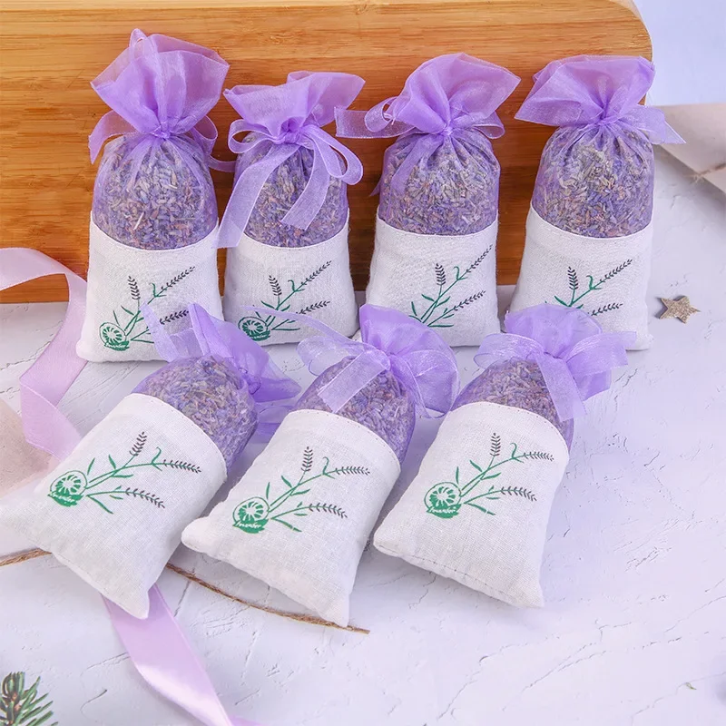 Portable lavender sachet deodorization aromatherapy car bedroom sachet wardrobe fragrance