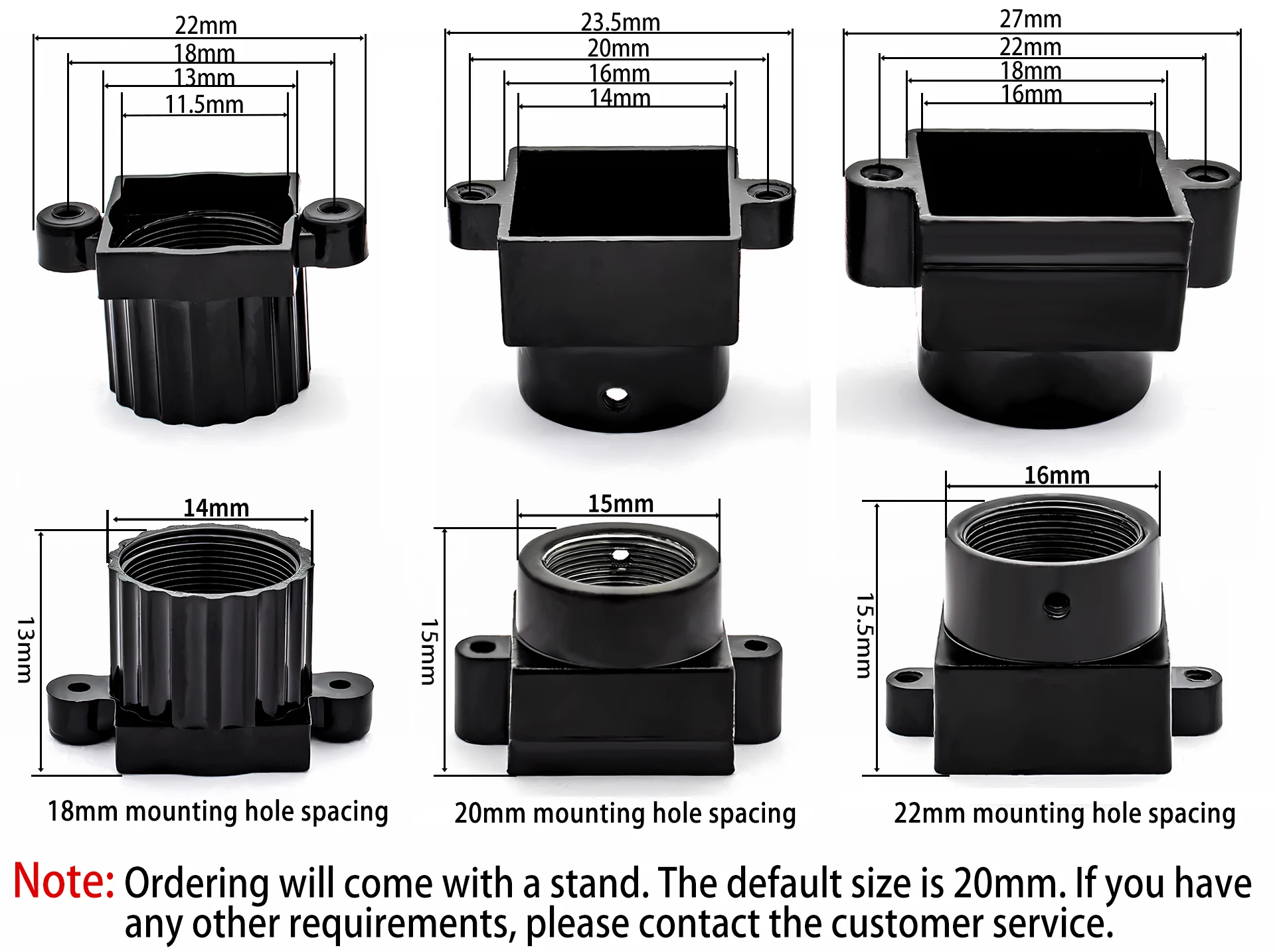 16MP HD 4.3mm 71° No Distortion CCTV Lens M12 Mount F3.0 Aperture 1/2.4" Format
