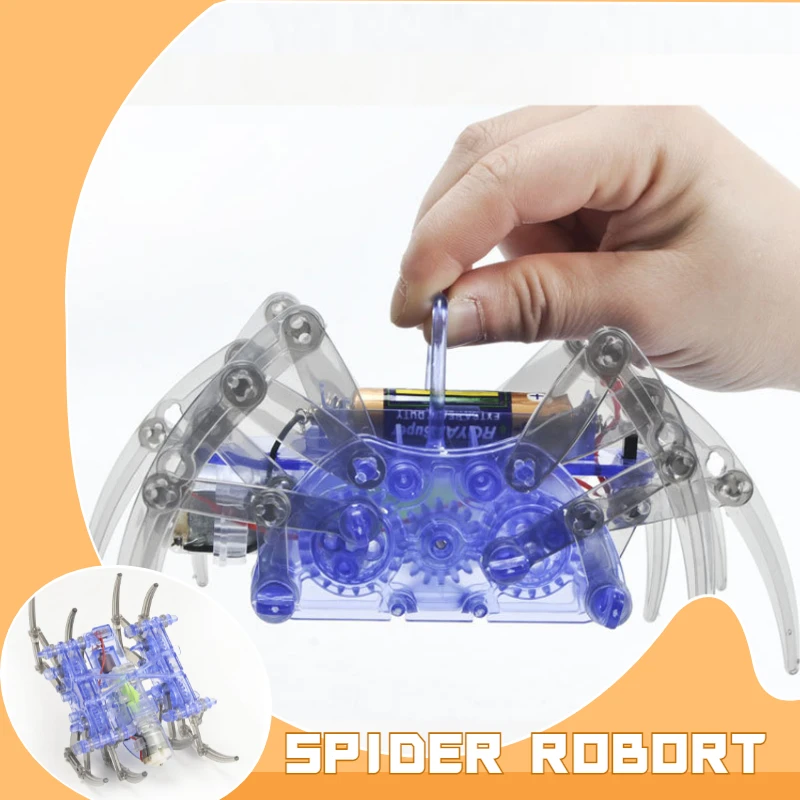 

Electrical Spider Robot Insect Intelligence DIY Toy Children's Natural Science Exploration Educational Toys Funny Gift Toy for 8