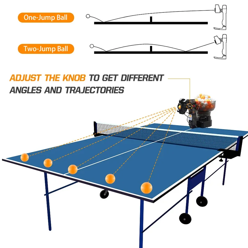 Robot Lance-Balles De Ping-Pong HP-07 - Machine Automatique Expert - Neuf