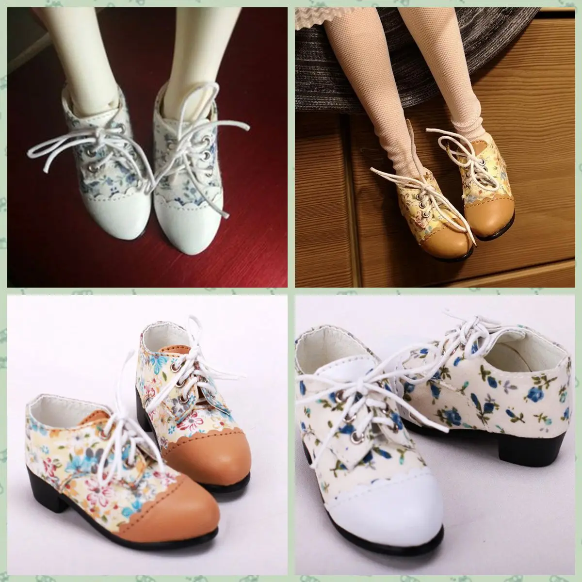 

1/3, 1/4, женская обувь для девочек, BJD, MSD Dollfie, синтетические ботинки, обувь из ПУ и ткани, YG345