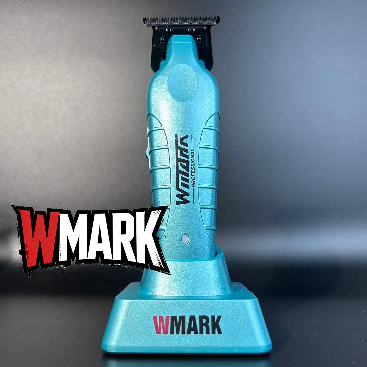WMARK 프로페셔널 317 헤어 트리머 바버 헤어 마무리 기계 조각 그라데이션 전기 클리퍼 (베이스 충전기 포함)