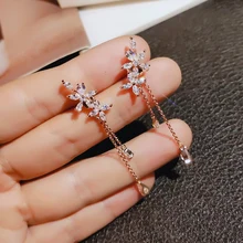  Mermaid Hime Pearl Earrings For Women 925 Silver Needle 2022 New Fashion Jewelry Double-sided Pearl Earrings For Women 