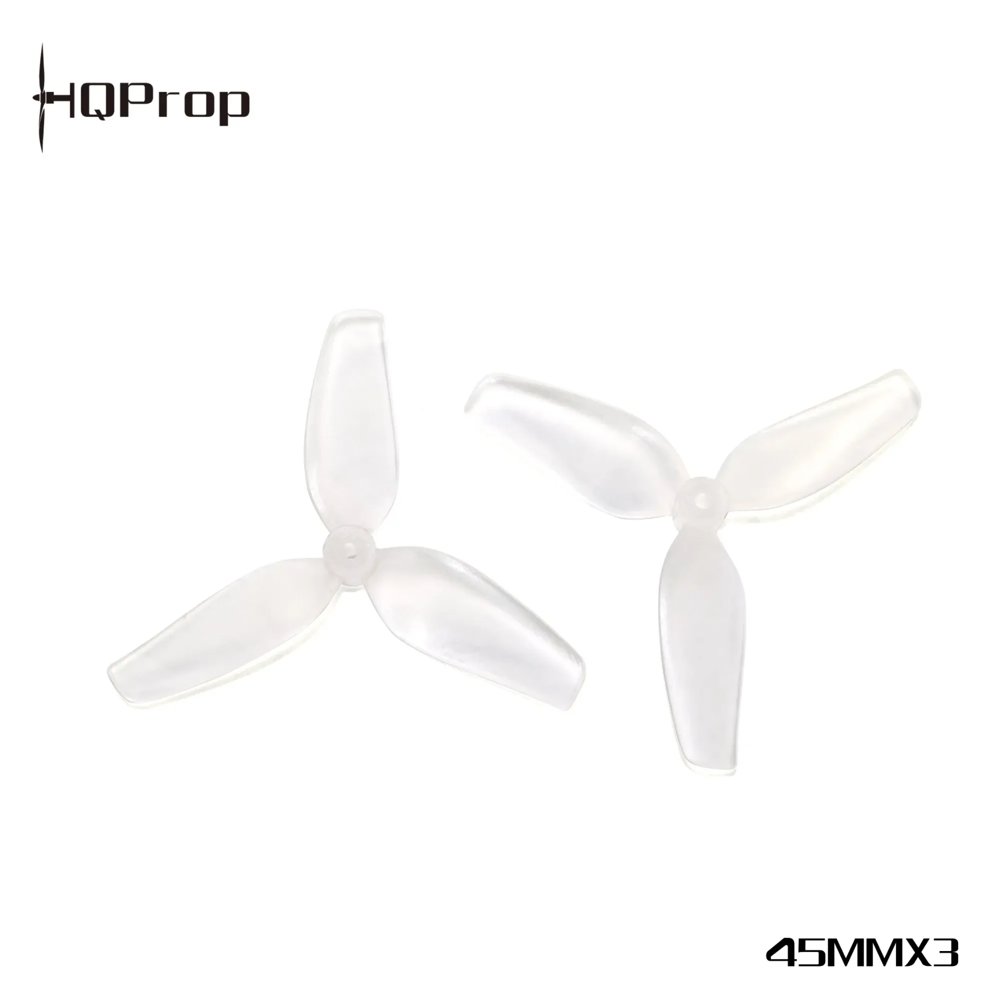 (8CW+8CCW) HQProp 45mmx3 Grey-poly Carbonate-1.5mm Shaft High Quality Prop 45MM Propeller For Micro Whoop FPV Racing Drone Parts thumbnail 5