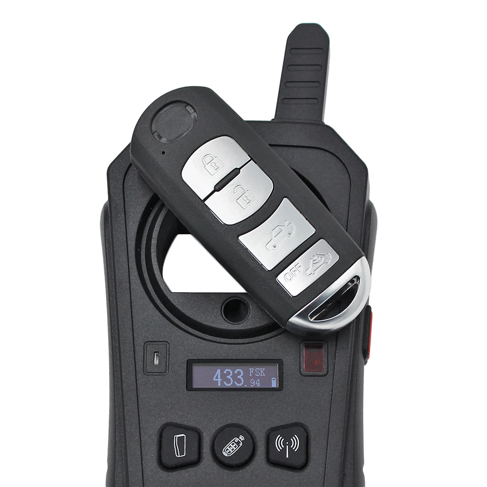 4 Buttons Smart Remote Car Key Fob  433MHz with 49 Chip for Mazda (Mitsubishi System) 6 3 MX-5 CX-3 CX-5 CX-7, SKE13E-01