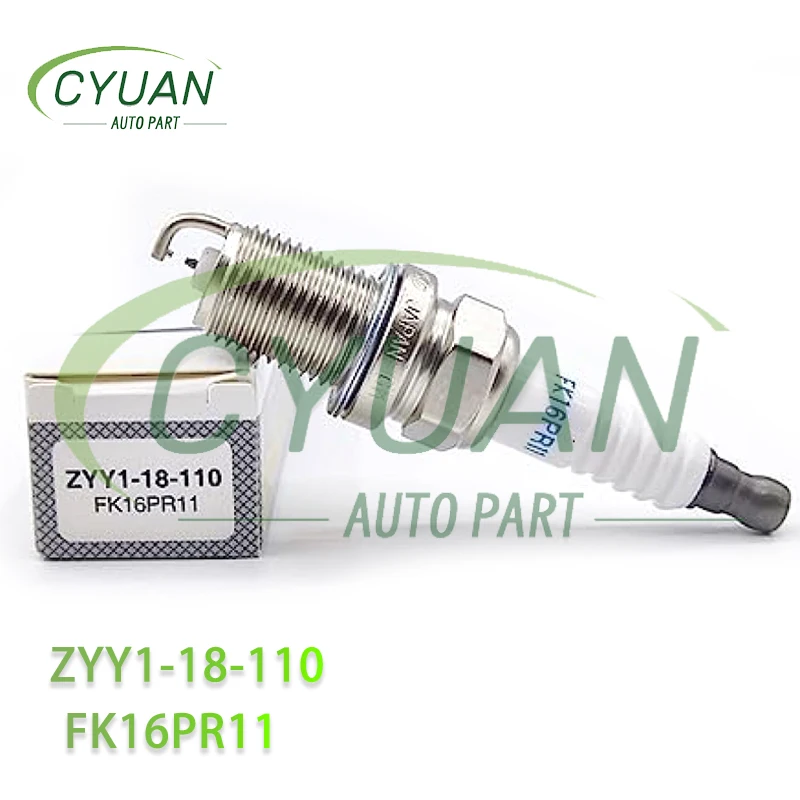 

Новинка! 4 шт. Иридиевые свечи зажигания для Mazda 2 1.3L 1.5L Mazda 3 1.6L ZYY1 18 110