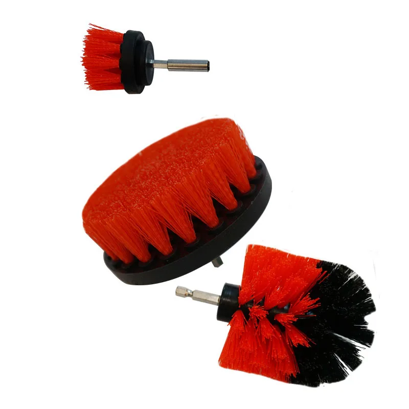 3 Pack Electric Drill Cleaning Brushes Scrubber Set Universal Drill Brush  Set Brush Head for Tile Bathroom Kitchen Cleaning Tool