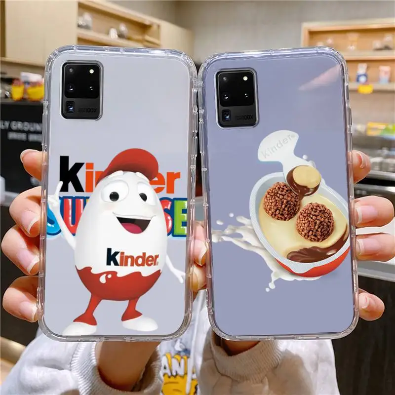 Nuova Custodia Per Telefono A Sorpresa Trolly Egg Kinder Joy Per Samsung Galaxy S10 S10E A70 Edge S22 S23 Plus Ultra Note10 Trasparente Cove
