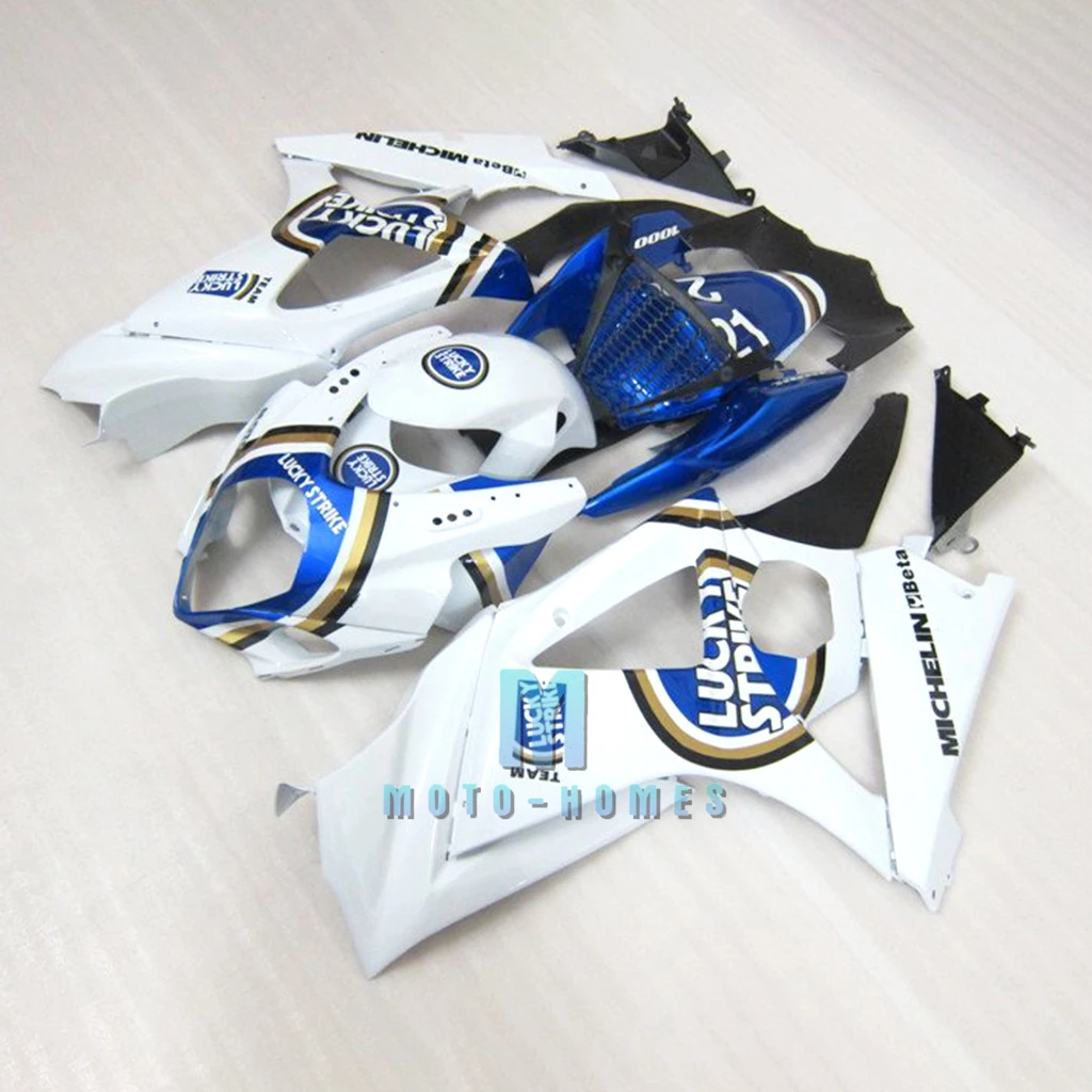 

100% подходит для кузова под давлением для SUZUKI GSX R1000 2007 2008 07 08 GSXR1000 K7 дорожный спортивный мотоциклетный комплект обтекателей не нужно изменить