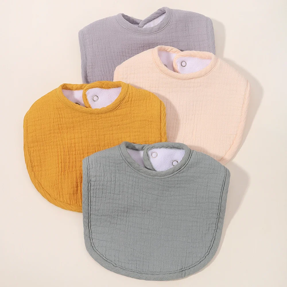 Baby Bibs Feeding Saliva Towel Infant Burp Cloths Bandana Scarf Cotton for Kids