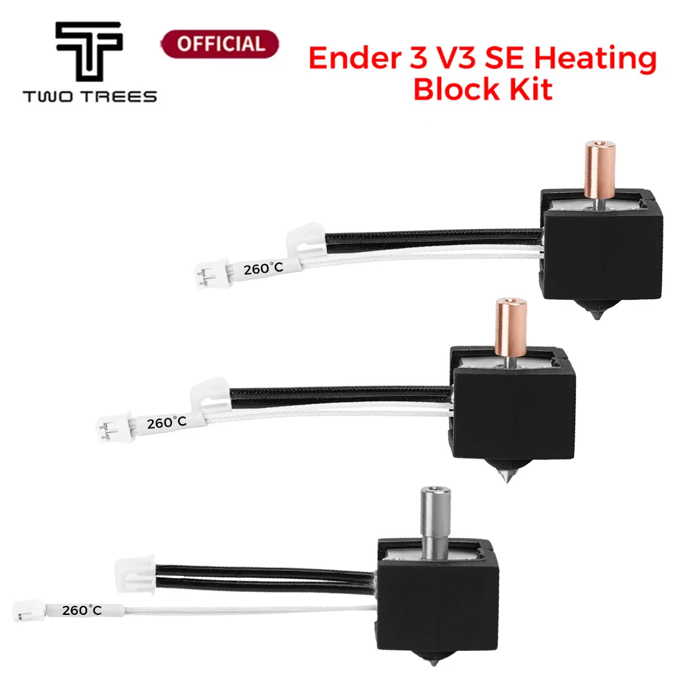 

Upgrade Hotend For Ender 3 V3 SE Bimetal Heatbreak Titanium Alloy Throat 3D Printer Parts Print Head J-head For Ender-3 V3 SE