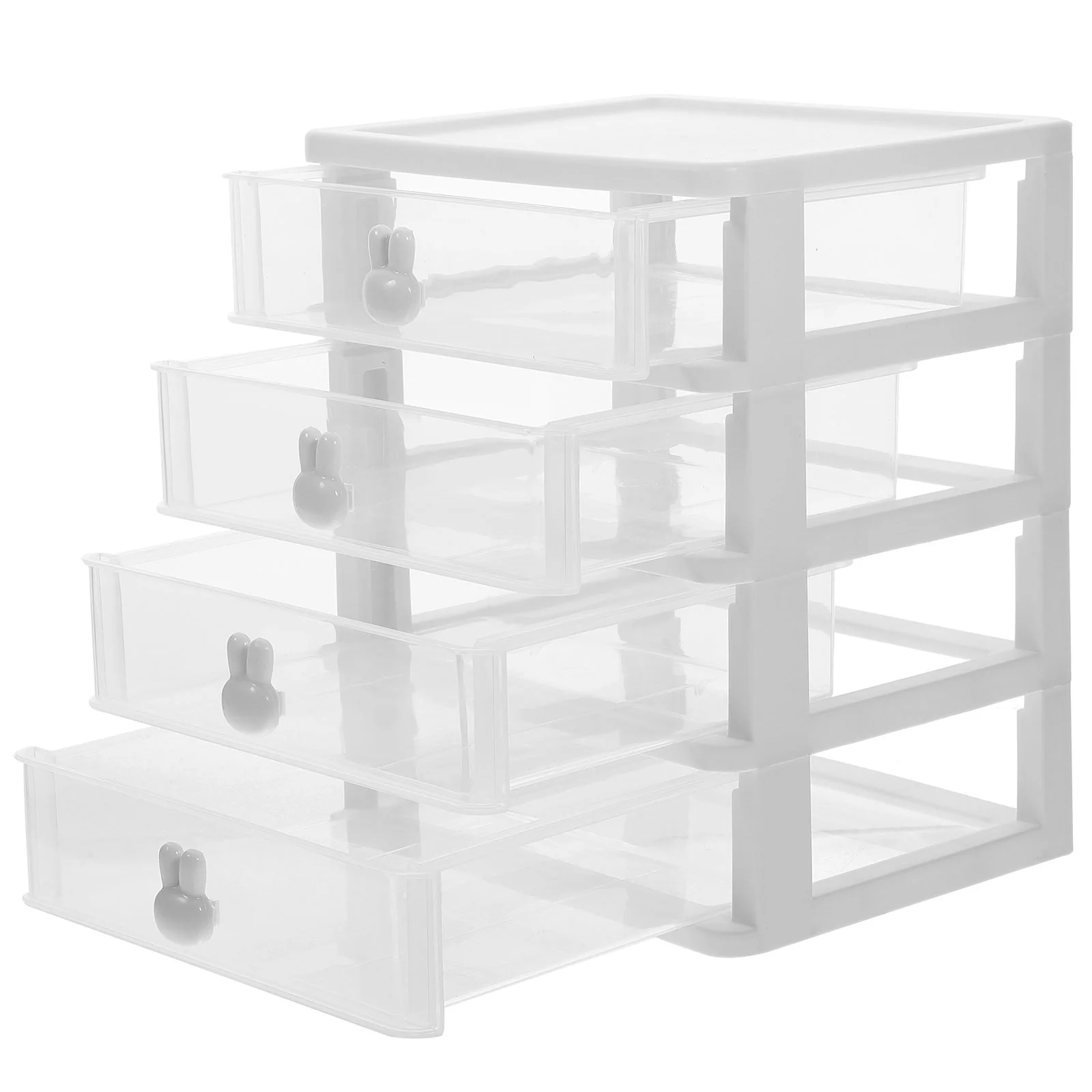 

Desktop Storage Box Makeup Organizer Office Case Cabinet Drawer Type Plastic Drawers Shelves Holder Small Stationery