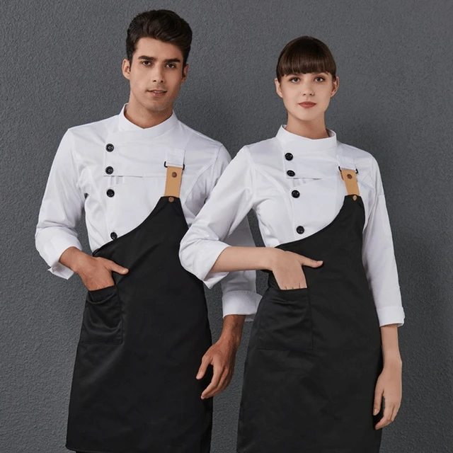 Grey Short Sleeve Chef Jacket Chef Uniform For Men Women Kitchen Restaurant  Uniforms Shirts Summer Cook Coat Waiter Clothes, Cool Chef Clothing