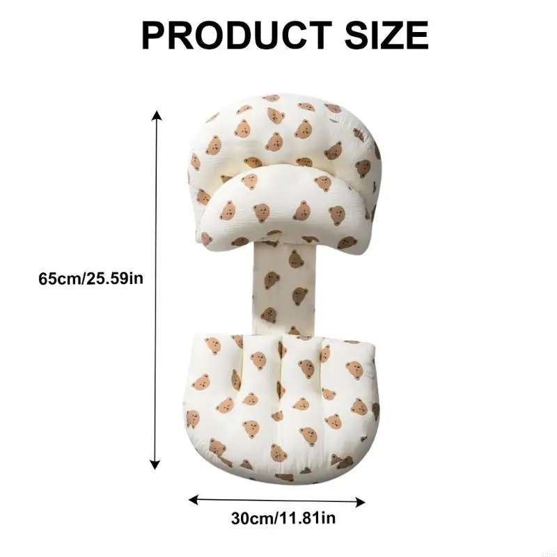 Maternity Lumbar Support Pillow Soft Cotton Pregnancy Cushions Expectant mother Comfort Pillow for Sleeping Relaxation 425F