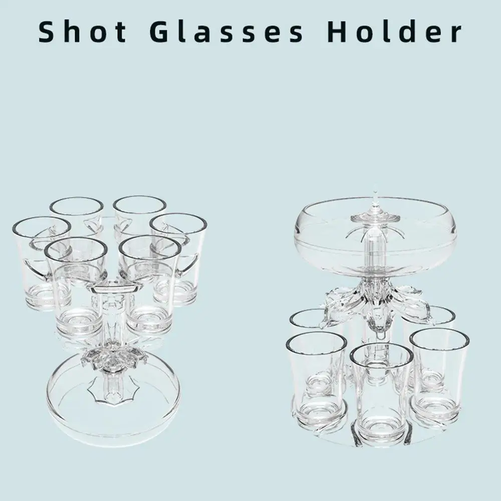 Description Picture 5 of item6 Shot Glass Dispenser Wine Whisky Beer Wine Liquor Dispenser Party Games Drinking Tools Glass Dispenser Bar Accessories