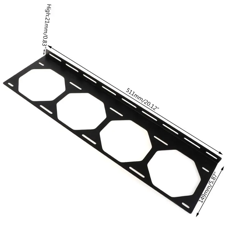 Suporte do Ventilador Suporte de Montagem do Radiador Refrigerador de Água para 12 14cm Ventilador Titular Computador Externo Case do Dissipador Calor Gadget Acesso - Imagem 5