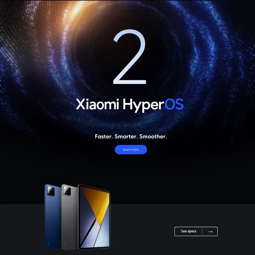 글로벌 버전 태블릿 POCO Pad X1 스냅드래곤 7+ Gen 3 옥타코어 CPU 11.2인치 3.2K 144Hz 디스플레이 45W 충전기 8850mAh 배터리
