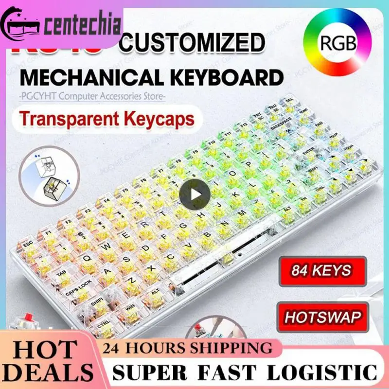 gks-mda-silk-screen-tech-keycap-set-thick-transparent-abs-for-keyboard-gh60-poker-87-tkl-104-ansi-xd64-bm60-xd68-xd84-bm87-bm65