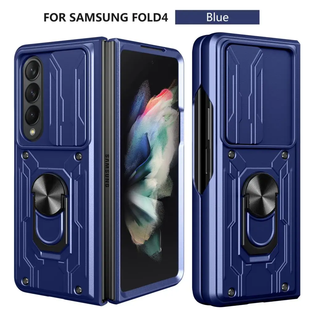 Custodia Magnetica Per Samsung Galaxy Z Fold 4 Supporto Per Anello Per Auto Capas Galaxy Smartphone Android Fundas Samsung Galaxy Z Fold 5