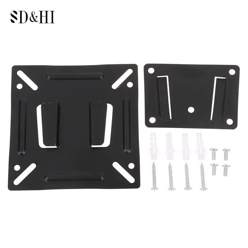 Supporto Tv Universale In Metallo Supporto Tv Da 14-26 Pollici Fissaggio A Scatto A Parete Staffa A Schermo Piatto Monitor Lcd Led Cornice Tv Vesa 75/