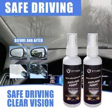 

Car Cleaner Anti-Fogging Agent Windshield Glass Rearview Mirror Defogger Spray Long-Lasting Super-Hydrophobic Glass Cleaner