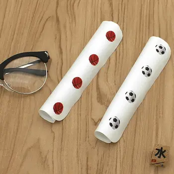 صندوق نظارات بنمط كرة السلة لكرة القدم ، حافظة نظارات بقماش زجاجي ، صندوق تخزين نظارات شمسية مضاد للضغط 2