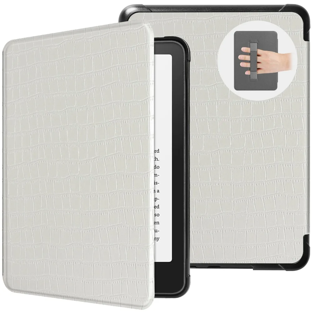 Hand Support e-Reader Case with Auto Sleep/Wake Feature