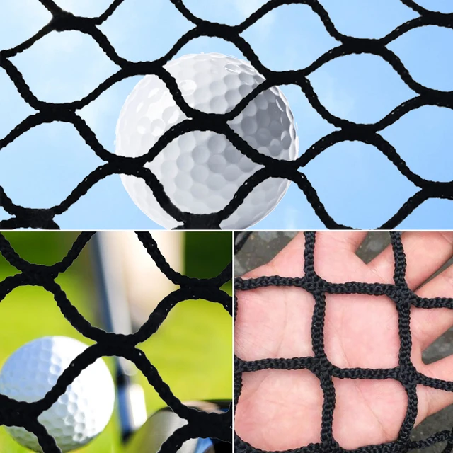 Golf Practice Net 10ftx10ft Golf High Impact Hitting Netting, Heavy-Duty Golf Practice Barrier Net Ball Sports Tool 6