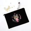Cartoon Owl Print Print Makeup Bag Travel Neceser Toiletry Organizer Pouch Female Canvas Zipper Cosmetic Bags Best Gift 4