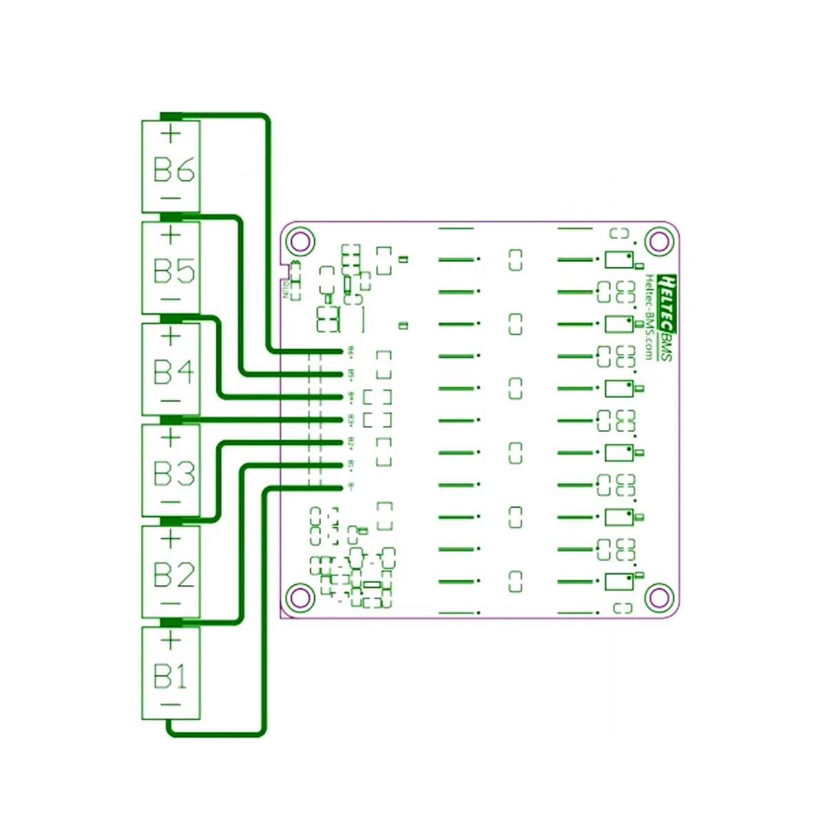 5A Active Battery Equalizer Balancer Lifepo4/Lipo/LTO Energieausgleich für 3S-8S-Zellen Hochstrom-Kondensator-Ausgleich – Detail 9