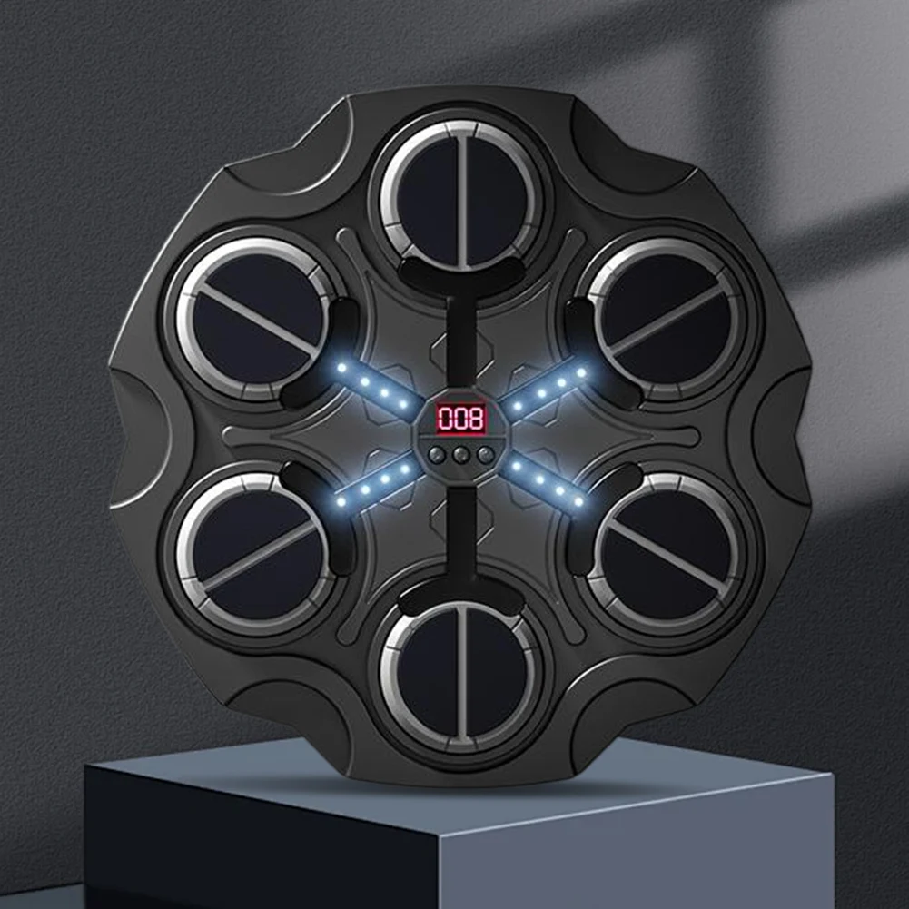 Music Boxing Machine Boxing Workout Machine Bluetooth-Compatible Smart Training with Gloves for Response Training