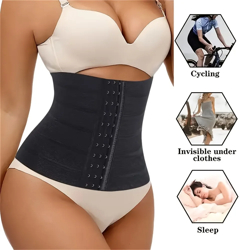 1pc Yoga Sports Belt Postpartum Plastic Waist Belly Belt Fat Burning Shaping Belt