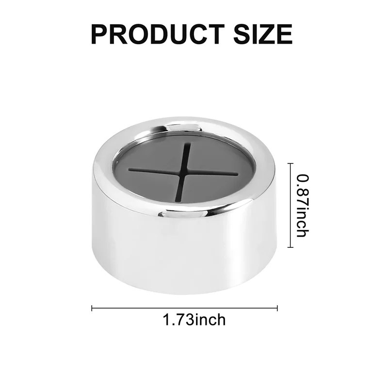 ABNM Self-Adhesive Towel Holder Hooks Round Wall Mount For Bathroom Kitchen Home