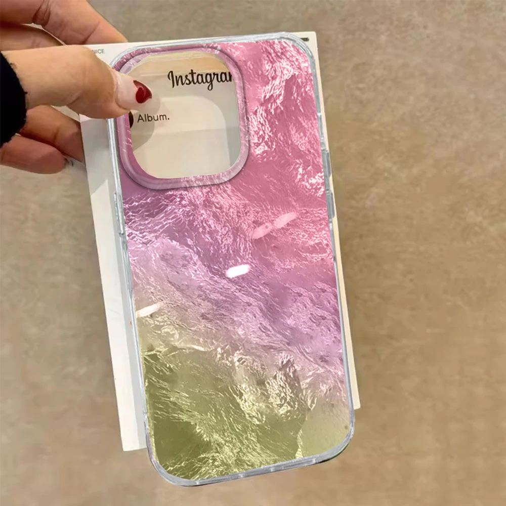 Artistic Color Gradient Pattern Shockproof Phone Case