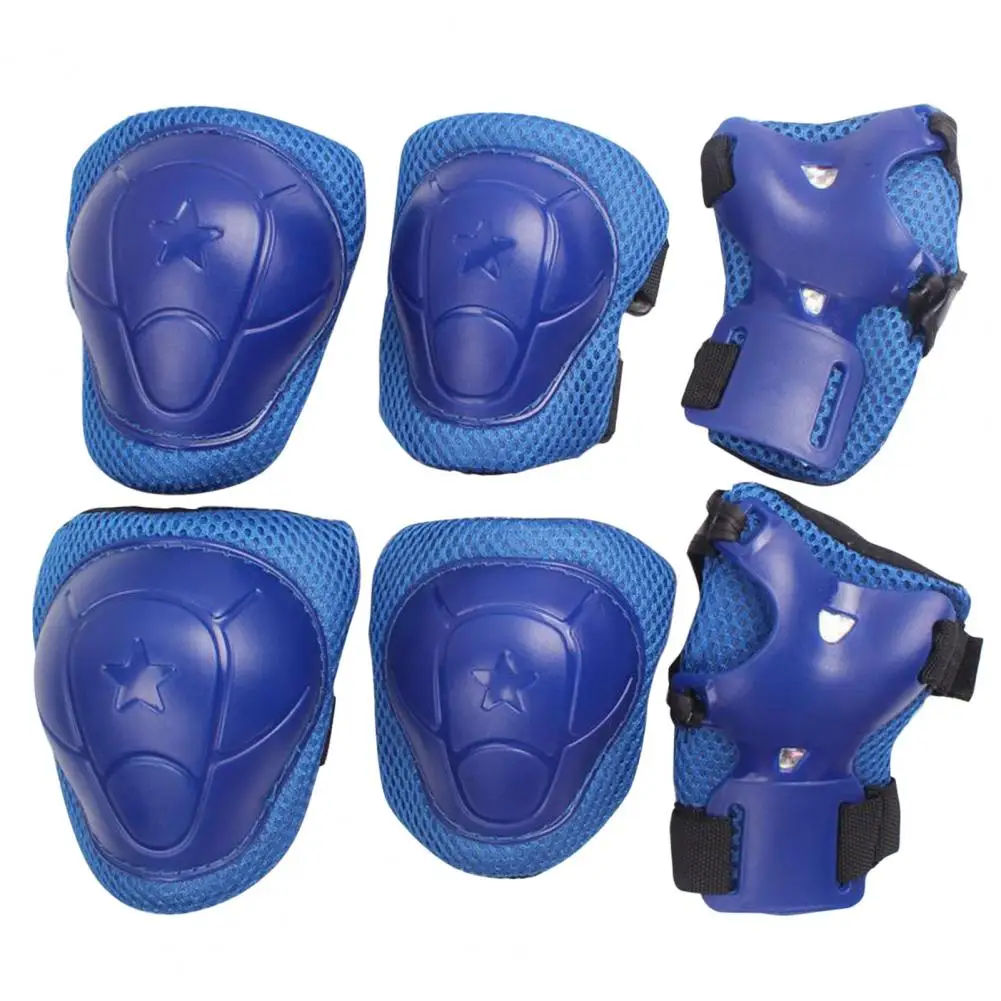6x/Set Children Knee Elbow pads Sets Bicycle Skateboard Wrist Knee Protector Tb 