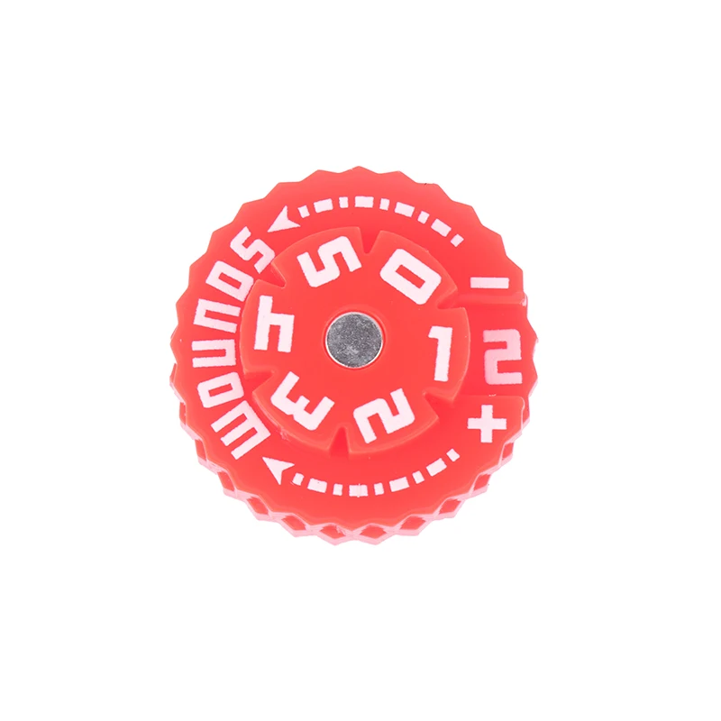 하이 퀄리티 25mm 상처 추적기, 0-59 무작위 색상 망치 카운터, 혁신적이고 실용적인 보드 게임 카운터