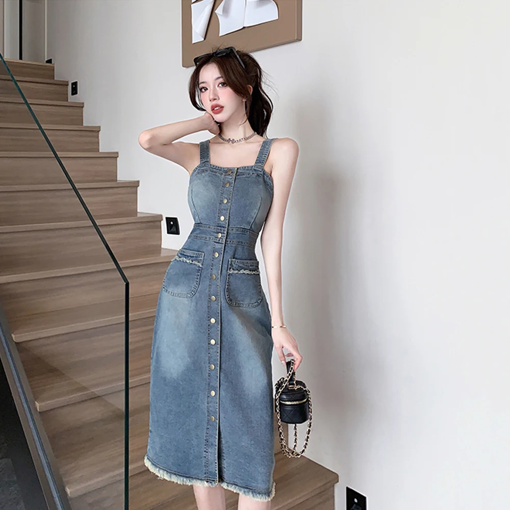 Camron Denim Dress - Boutique Sales Chic