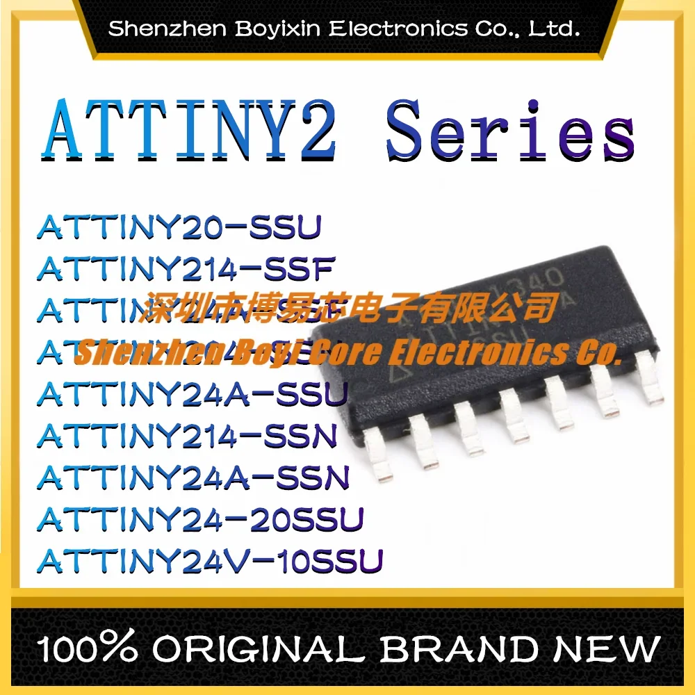 ATTINY20-SSU ATTINY214-SSF ATTINY24A-SSF ATTINY204-SSN ATTINY24A-SSU ATTINY214-SSN ATTINY24A-SSN ATTINY24-20SSU ATTINY24V-10SSU 5pcs attiny24a ssu attiny20 ssu attiny24 20ssu attiny24v 10ssu attiny44 15ssz attiny44a ssu attiny44v 10ssu sop 14