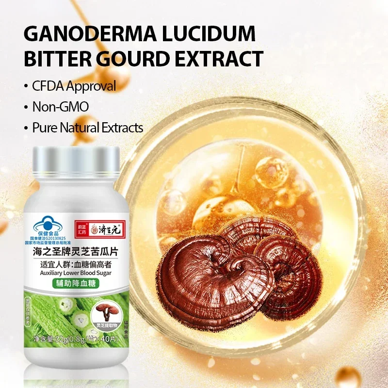 Bitter Melon Ganoderma lucidum Extract Tablets Supplements male enhancing supplement