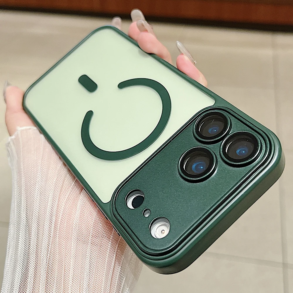 Luxury Translucent Magnetic Phone Case Cover